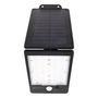ARBOTANTE DE MURO LED SOLAR 4W LUZ FRÍA IP65 NEGRO