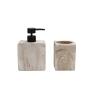 SET PARA BAÑO 2 PIEZAS MARMOLEADO ROSA
