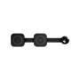 BASE PORTÁTIL 3 EN 1 CARGADOR INALÁMBRICO NEGRO