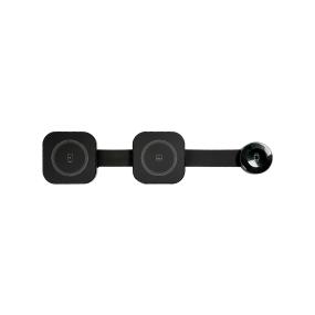 BASE PORTÁTIL 3 EN 1 CARGADOR INALÁMBRICO NEGRO