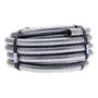 ROLLO DE MAGUERA CONDUIT METÁLICO FLEXIBLE DE 3/4 DE PULGADA 10 METROS PLATEADA