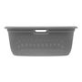CESTO DE LAVANDERÍA PLÁSTICO 25 X 66.5 X 42.4 CM GRIS