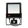 REFLECTOR LED PARA EXTERIOR CON SENSOR DE MOVIMIENTO 50 W NEGRO 1 PIEZA