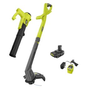 ONE+ 18V COMBO KIT DE DESBROZADORA/BORDEADORA Y SOPLADORA CON BATERÍA DE 2AH Y CARGADOR