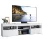 MUEBLE PARA TV PARA 65 PULGADAS MDP BLANCO 175 X 48 X 35 CM