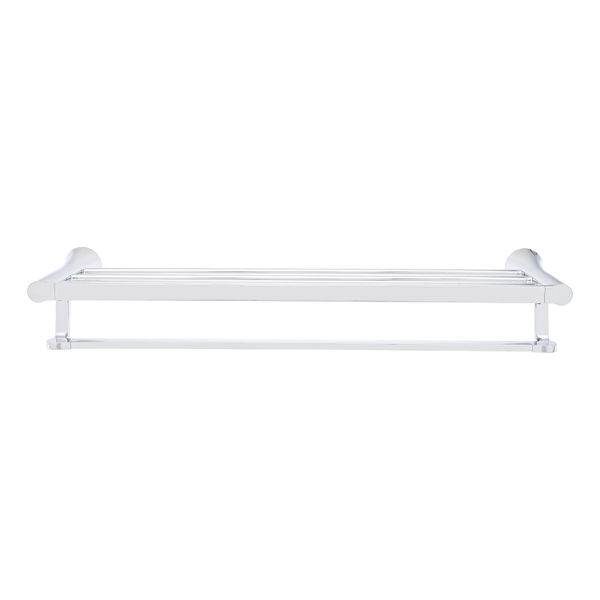 ESTANTE DE TOALLA ACERO INOXIDABLE ACABADO CROMO 10.9 X 66.29 X 20.32 CM