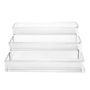 ORGANIZADOR EXPANDIBLE DE 3 NIVELES TRANSPARENTE