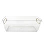 GAVETA CON AGARRADERAS 27.5 X 11 X 9.7 CM TRANSPARENTE