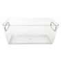 GAVETA CON AGARRADERAS 30.5 X 22 X 14.4 CM TRANSPARENTE