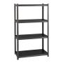 ESTANTE METAL 4 NIVELES 1450 KG DE CARGA 152 X 91 X 45 CM RESISTENTE