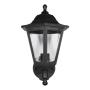 LAMPARA DE PARED EXTERIOR E26 NEGRO IMPERMEABLE