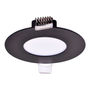 LÁMPARA DE TECHO EMPOTRABLE CAMBIO DE COLOR TECHO CIRCULAR 3" / 4 W NEGRO MATE