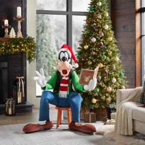 FIGURA NAVIDEÑA ANIMADA GOOFY CON SONIDO Y MOVIMIENTO 137 CM