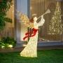 FIGURA NAVIDEÑA ÁNGEL CON LUZ LED POLAR WISHES 230 CM
