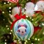 COLGANTE NAVIDEÑO DECORATIVO CON MOÑO MICKEY 10 CM MULTICOLOR SEMIBRILLANTE