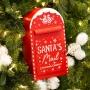 COLGANTE NAVIDEÑO BUZÓN SANTA'S MAIL 30 CM METAL ROJO / BLANCO