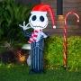 INFLABLE NAVIDEÑO JACK SKELLINGTON CON LUZ LED 152 CM