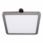 LÁMPARA DE TECHO EMPOTRABLE LED CCT PARA TECHO CUADRADA 5" 12 W NÍQUEL