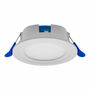 LÁMPARA DE TECHO EMPOTRABLE LED CCT REDONDA 3" 6 W BLANCA MATE