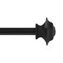 SET CORTINERO CUADRADO 5.49 X 223.30 CM NEGRO MATE