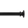 SET CORTINERO EN BARRA 4.85 X 220.09 CM NEGRO MATE