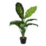 PLANTA ARTIFICIAL DE POLIETILENO GALATEA 90 X 50 CM CON MACETA DE CEMENTO