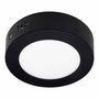 LÁMPARA DE TECHO EMPOTRABLE LED CCT DE TECHO CIRCULAR 5" 6 W NEGRO MATE
