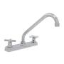 LLAVE PARA FREGADERO DUOMANDO CROMO CRUCETA 8" PARA PRESIÓN BAJA