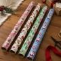 PAPEL NAVIDEÑO DE ENVOLTURA REVERSIBLE 76.2 CM X 9.29 M 4 ESTILOS DOBLES DIFERENTES