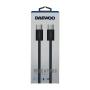 CABLE CARGA C A C DE 2 MTS CARGA RAPIDA NEGRO CC2DWN