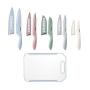 SET DE CUCHILLOS Y TABLA 6 PIEZAS CUISINART