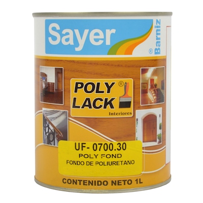 BARNIZ POLIURETANO PARA MADERA MATE SELLADOR 1 L