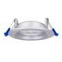 LÁMPARA DE TECHO EMPOTRABLE LED CCT PARA TECHO REDONDA 3" 3 W NÍQUEL MATE