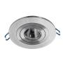 LÁMPARA DE TECHO EMPOTRABLE LED TECHO REDONDA 4" 3 W NÍQUEL MATE