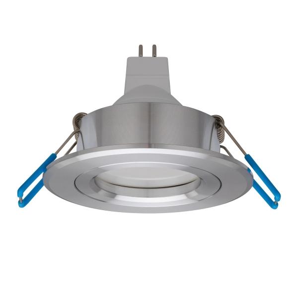 LÁMPARA DE TECHO EMPOTRABLE LED REDONDA 3" 3 W NÍQUEL SEMIMATE