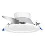 LÁMPARA DE TECHO EMPOTRABLE LED CCT PARA TECHO REDONDA 5" 12 W BLANCA 4 PIEZAS