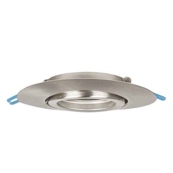 LÁMPARA DE TECHO EMPOTRABLE REDONDA 5" NÍQUEL SEMIMATE