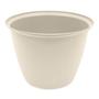 MACETA DE POLIPROPILENO REDONDA MEDIANA IVORY 41 CM PARA INTERIOR Y EXTERIOR