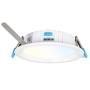 LÁMPARA DE TECHO EMPOTRABLE DIMEABLE CCT DE TECHO REDONDA 5" 12 W BLANCA
