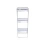 ORGANIZADOR PARA BAÑO RECTANGULAR 3 NIVELES CROMO