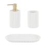 SET PARA BAÑO 3 PIEZAS DORADO