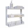 REPISA PARA BAÑO 3 NIVELES 44.2 X 16 X 45.8 CM 1 PIEZA BLANCO