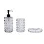 SET PARA BAÑO 3 PIEZAS NEGRO