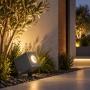 REFLECTOR LED FORMA CUBO PARA EXTERIOR PARA JARDIN PATIO LUZ CÁLIDA 3000K, IP65