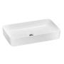 LAVABO PARA BAÑO DE SOBREPONER BLANCO RECTANGULAR 61.5 X 35.3 CM SIN REBOSADERO