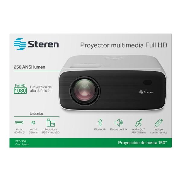 PROYECTOR MULTIMEDIA FULL HD DE 9 650 LM (250 ANSI LM) CON BLUETOOTH
