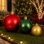 INFLABLE NAVIDEÑO SET DE 3 COLGANTES 80 CM MULTICOLOR