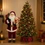 FIGURA NAVIDEÑA ANIMADA SANTA CLAUS CLÁSICO 152 CM