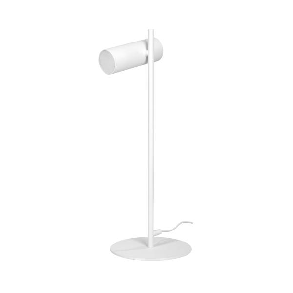LAMPARA DE ESCRITORIO LED, LUZ FRIA 6500K, COLOR BLANCO, LAMPARA DE LECTURA MODERNA 6W