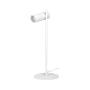 LAMPARA DE ESCRITORIO LED, LUZ CÁLIDA 2700K, COLOR BLANCO, LAMPARA DE LECTURA MODERNA 6W